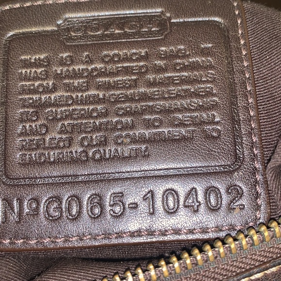 Vintage Signature Coach Bag - Picture 5 of 9